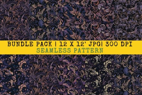 Bundle Leafs Textile Embroidery Pattern