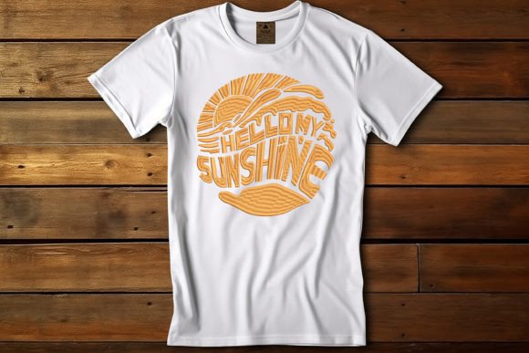 My Sunshine Embroidery Design